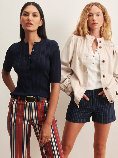 Sanctuary Clothing Discount - Mariner Jean Verry Berry Stripe