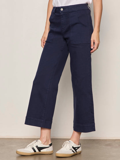 Sanctuary Clothing Top Pick - INSIDER CROP NAVY BLAZER