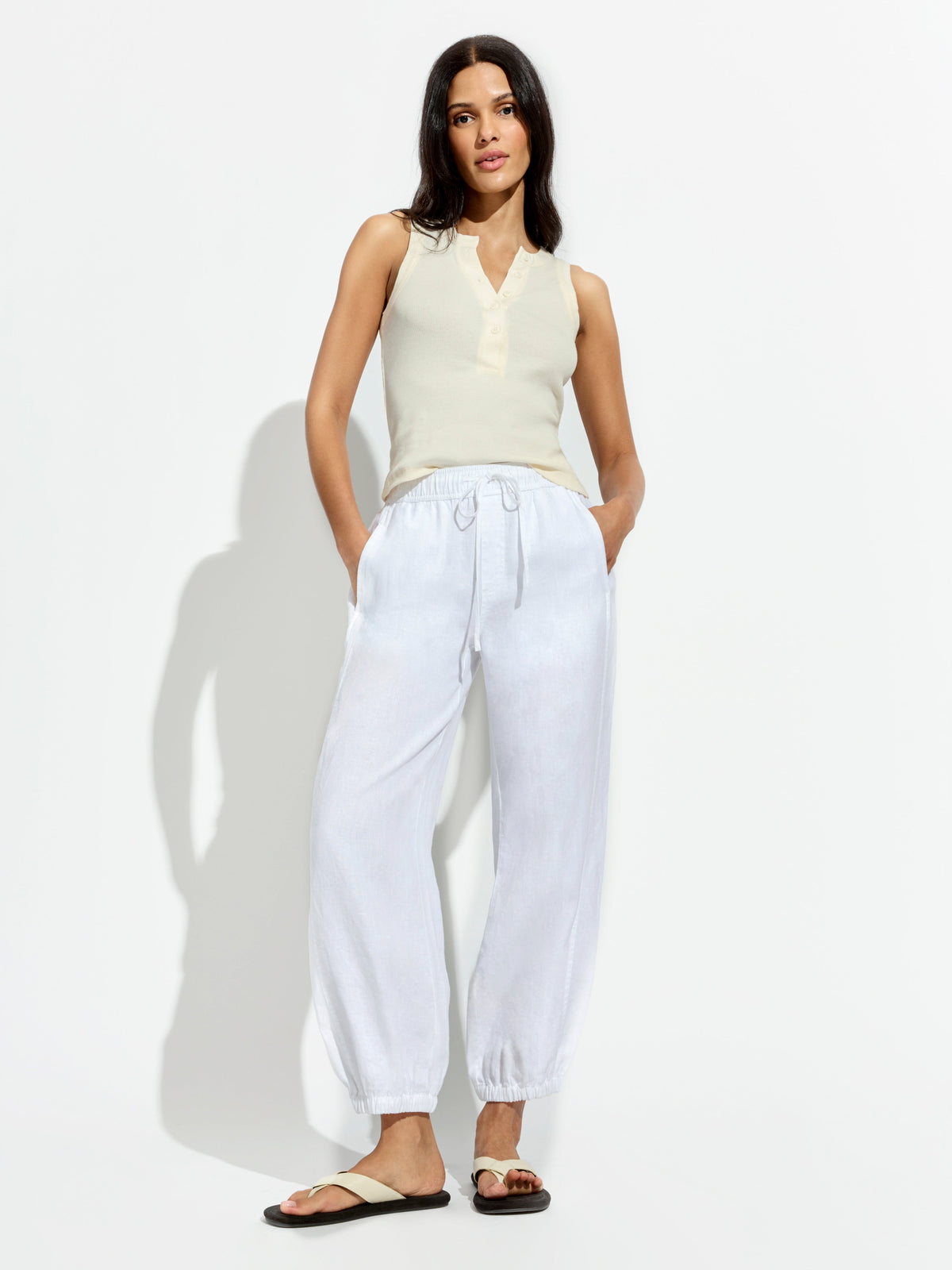 Sanctuary Clothing Discount - MELODY MICRO LINEN BALLOON WHITE
