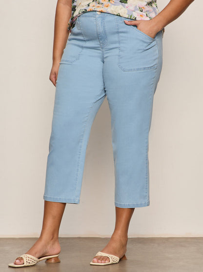 Sanctuary Clothing Top Pick - Retreat Crop Jean Skyline Extended Sizing