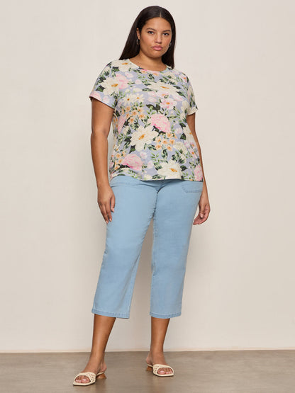 Sanctuary Clothing Top Pick - Retreat Crop Jean Skyline Extended Sizing