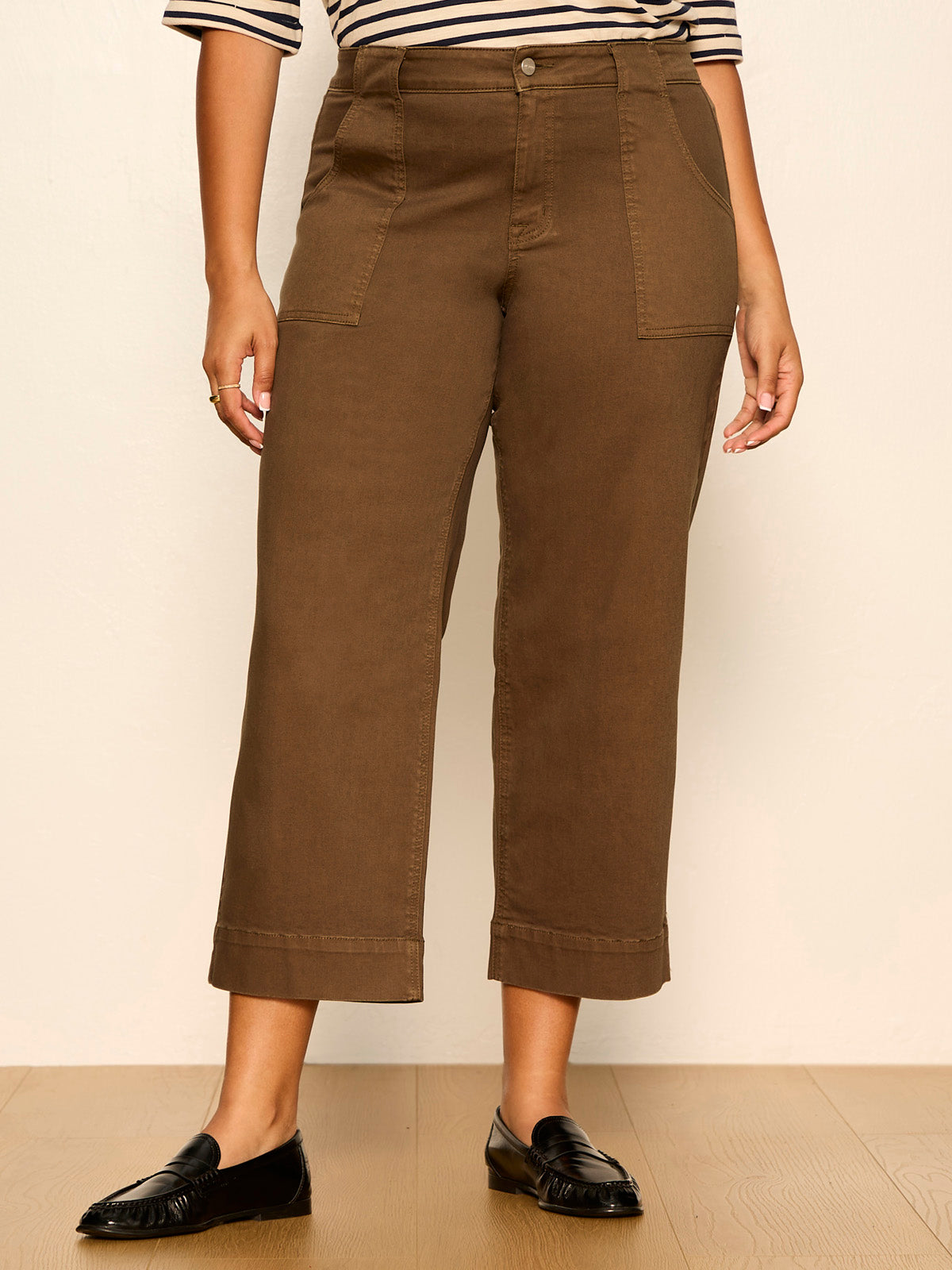 Sanctuary Clothing Classic - INSIDER CROP FORAGE GREEN