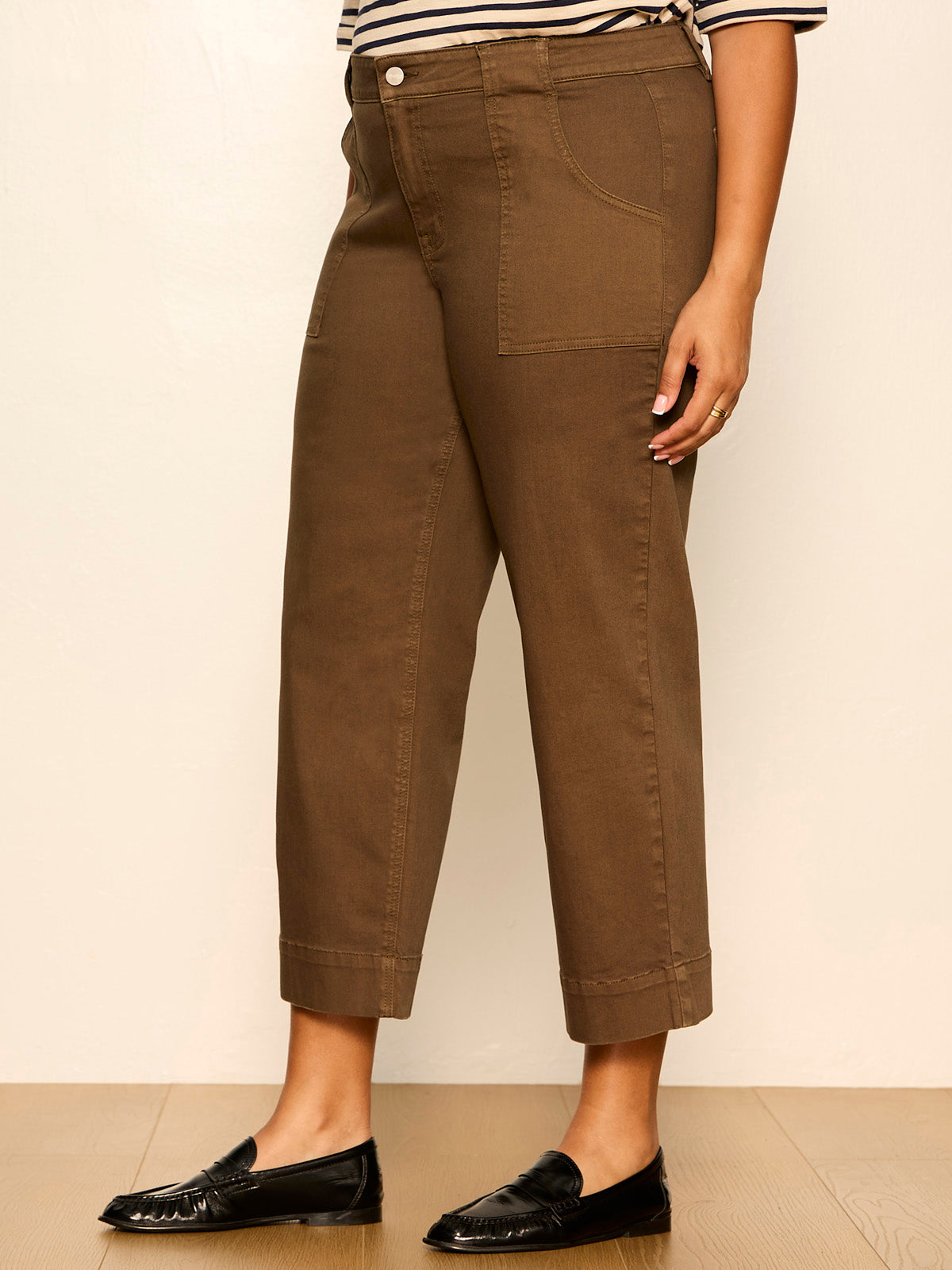 Sanctuary Clothing Classic - INSIDER CROP FORAGE GREEN