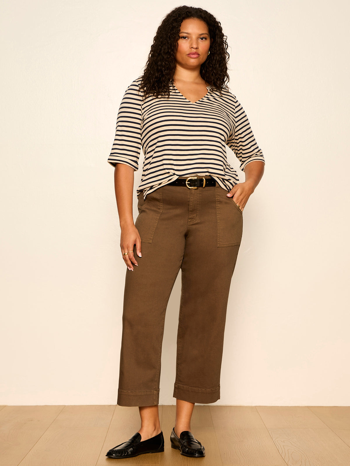Sanctuary Clothing Classic - INSIDER CROP FORAGE GREEN