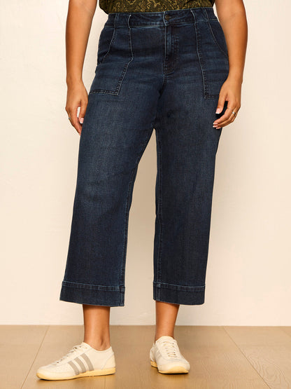 Sanctuary Clothing Best Price - Insider Crop Jean Over The Moon
