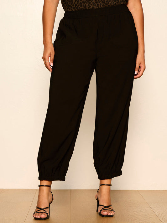 Sanctuary Clothing Recommended - Micro Balloon Pant Black Extended Sizing