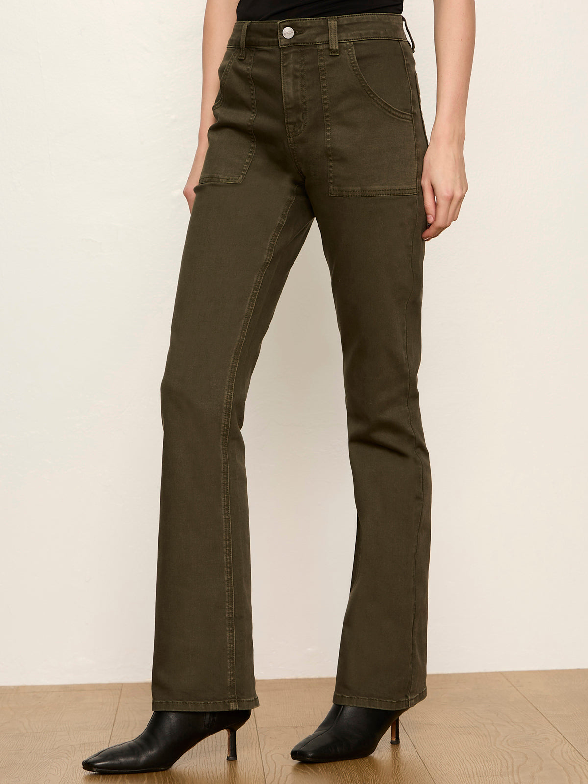 Sanctuary Clothing Hot Sale - Insider Bootcut Pant Kalamata Petite Sizing