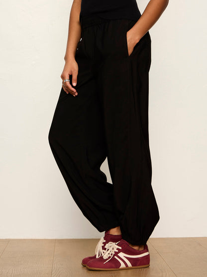 Sanctuary Clothing Best Seller - Micro Balloon Pant Black Petite Sizing