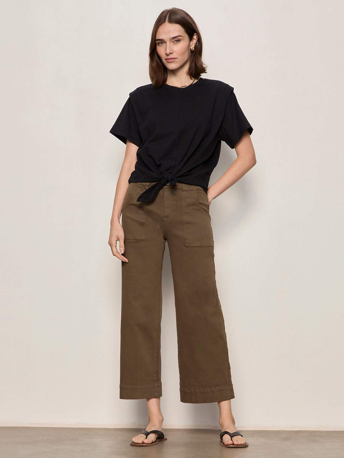 Sanctuary Clothing Customer Favorite - INSIDER CROP FORAGE GREEN