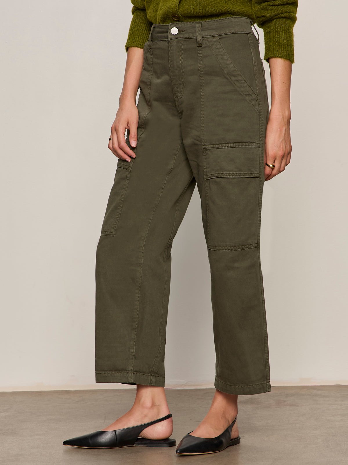 Sanctuary Clothing Great Value - Boyfriend Utility Pant Kalamata Petite Sizing