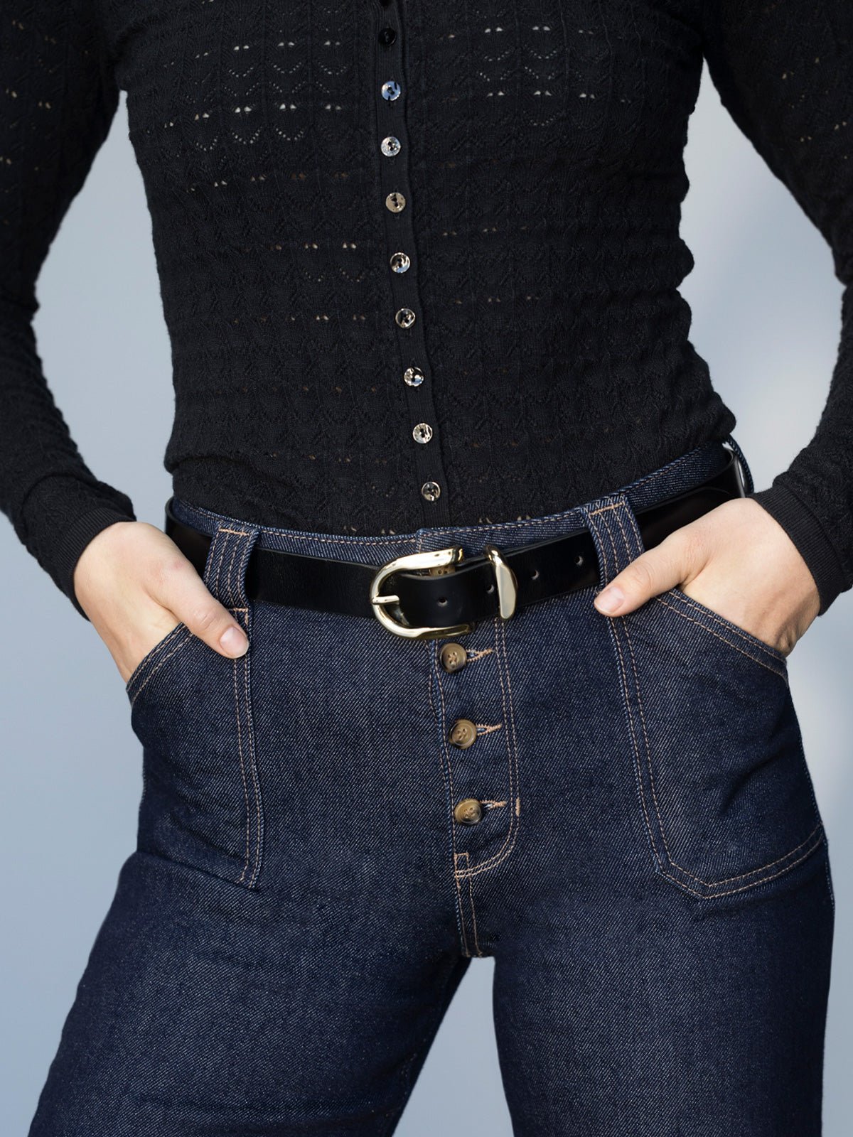 Sanctuary Clothing Customer Favorite - All Day Belt Black