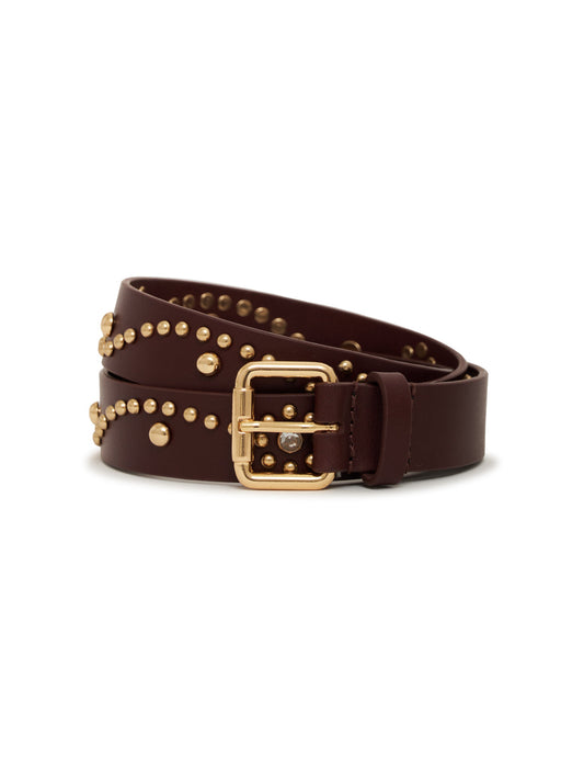 Sanctuary Clothing Everyday - Crystal Studded Belt WHISKEY