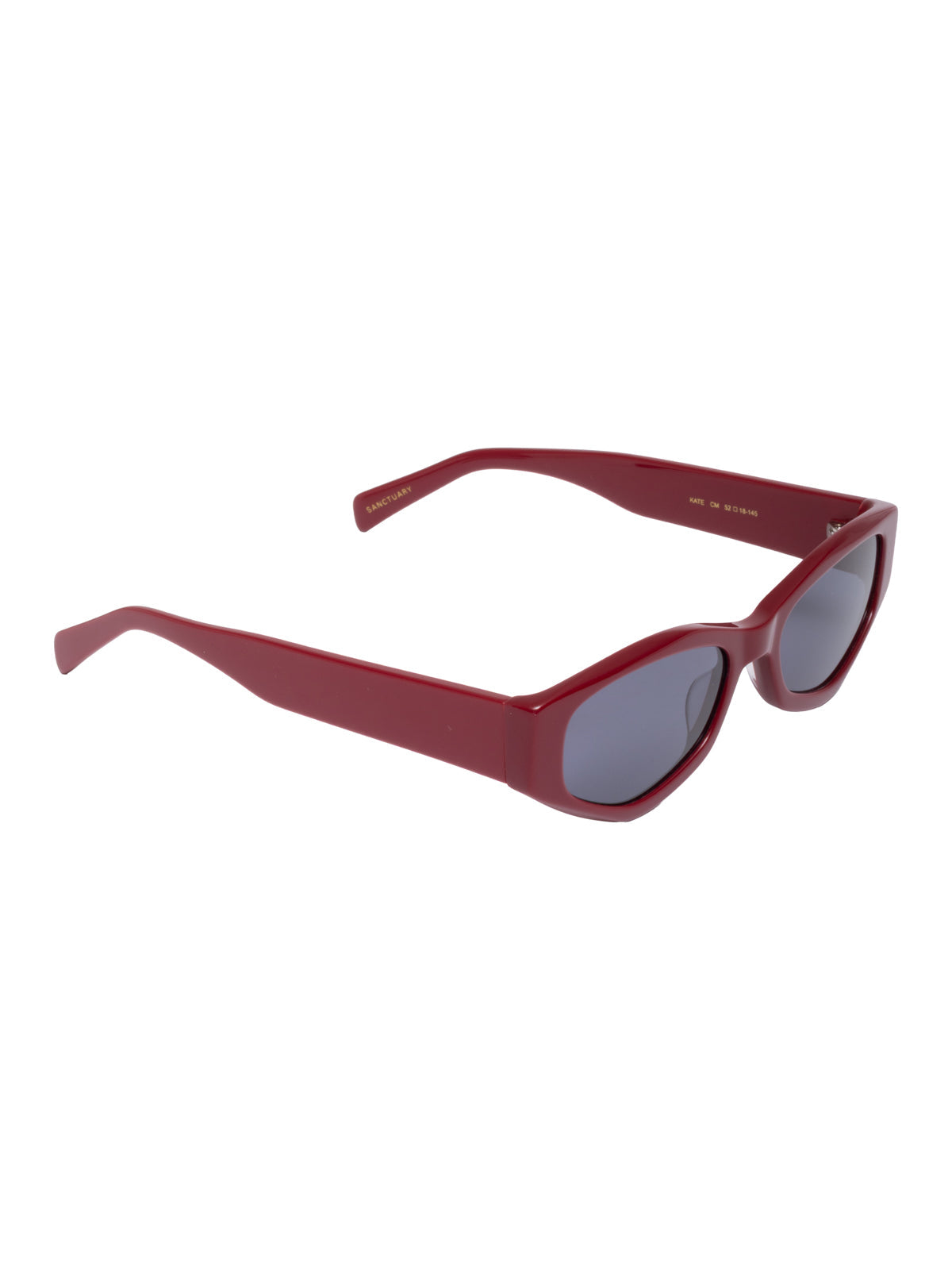 Sanctuary Clothing Exclusive - Kate Sunglasses Crimson/Grey Lens
