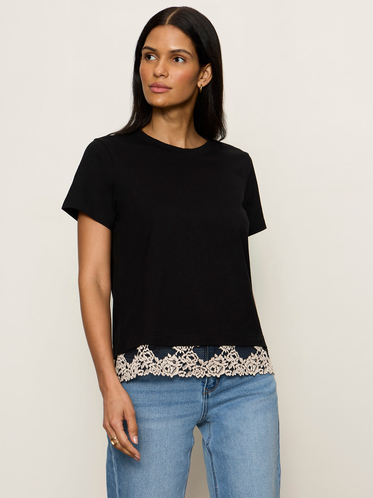 Sanctuary Clothing Signature - CAMI REMIX TEE BLACK