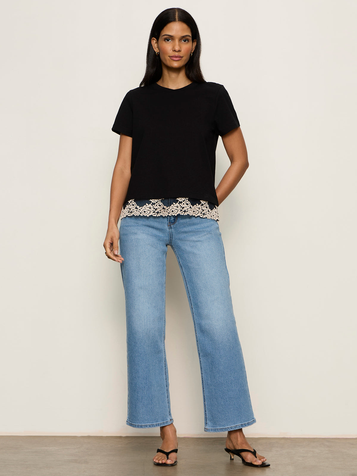 Sanctuary Clothing Signature - CAMI REMIX TEE BLACK