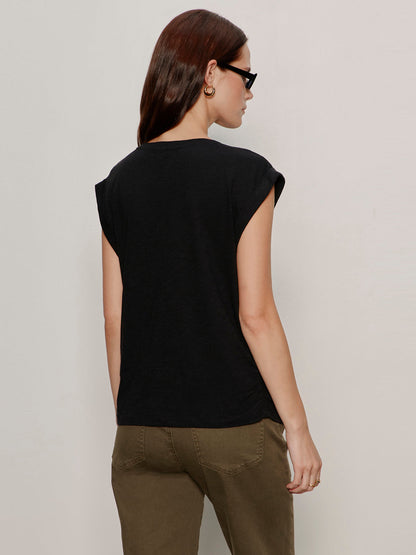 Sanctuary Clothing Great Value - Knotted Muscle Tee Black