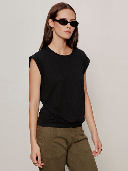 Sanctuary Clothing Great Value - Knotted Muscle Tee Black