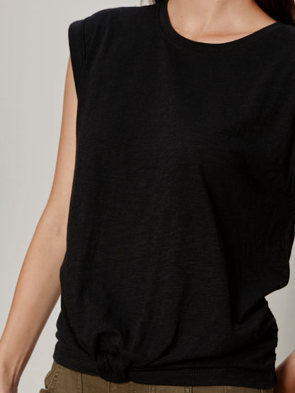 Sanctuary Clothing Great Value - Knotted Muscle Tee Black