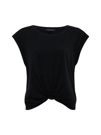 Sanctuary Clothing Great Value - Knotted Muscle Tee Black