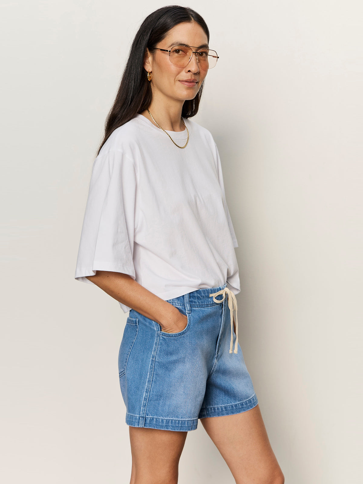 Sanctuary Clothing Essential - BELLE TEE WHITE