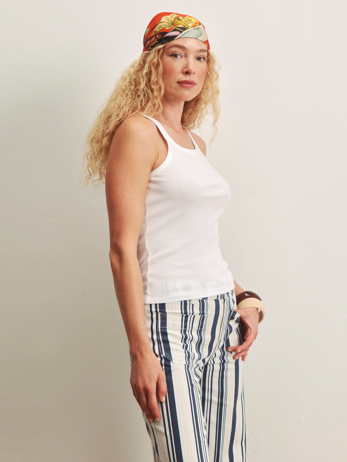 Sanctuary Clothing Popular - SPRINTER RIB TANK WHITE