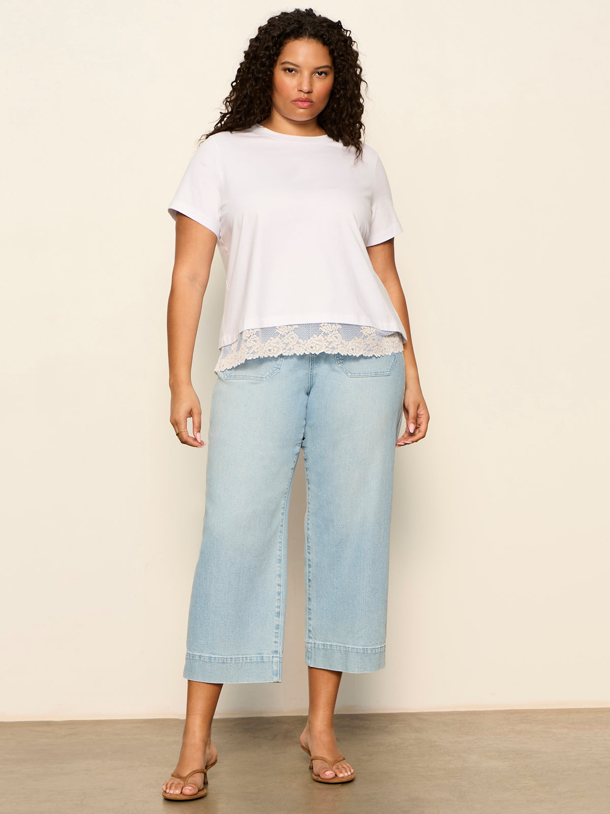 Sanctuary Clothing Deals - CAMI REMIX TEE WHITE