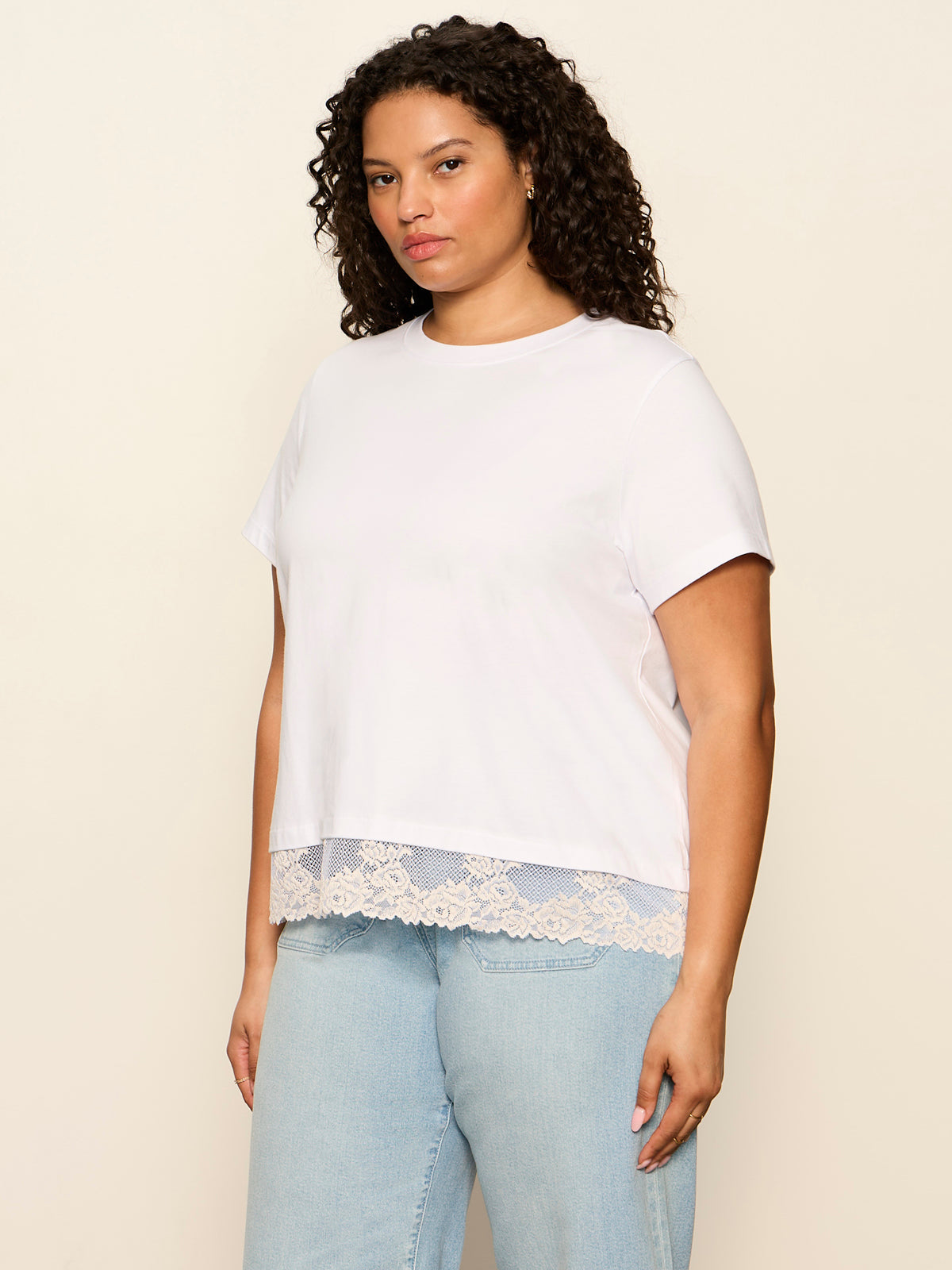 Sanctuary Clothing Deals - CAMI REMIX TEE WHITE