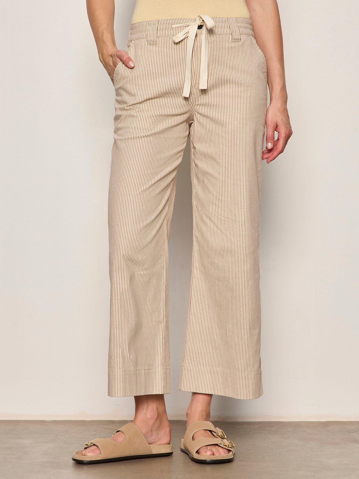 Sanctuary Clothing Popular - LILY CROPPED PANT LIDO STRIPE