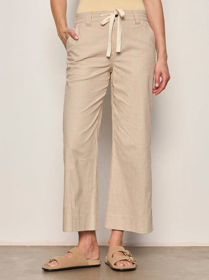 Sanctuary Clothing Popular - LILY CROPPED PANT LIDO STRIPE