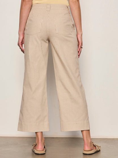 Sanctuary Clothing Popular - LILY CROPPED PANT LIDO STRIPE