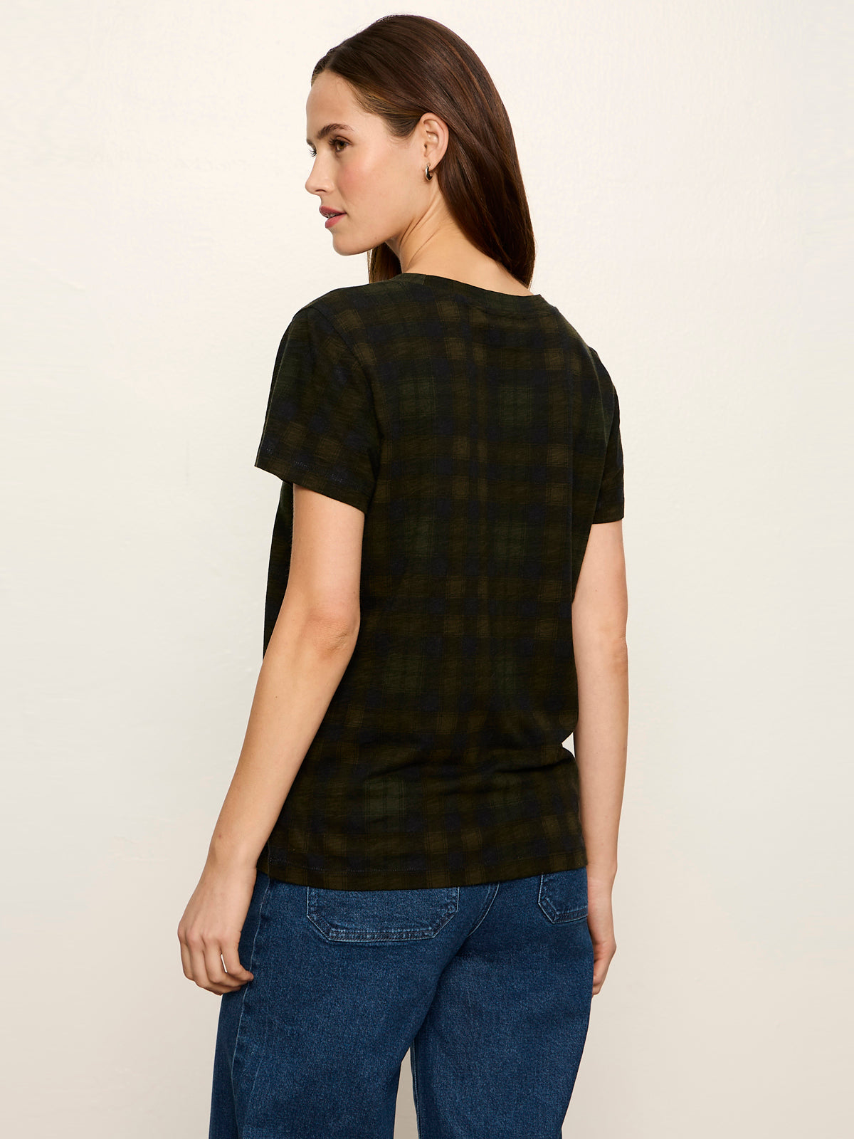 Sanctuary Clothing Smart Buy - The Perfect Tee Forest Plaid