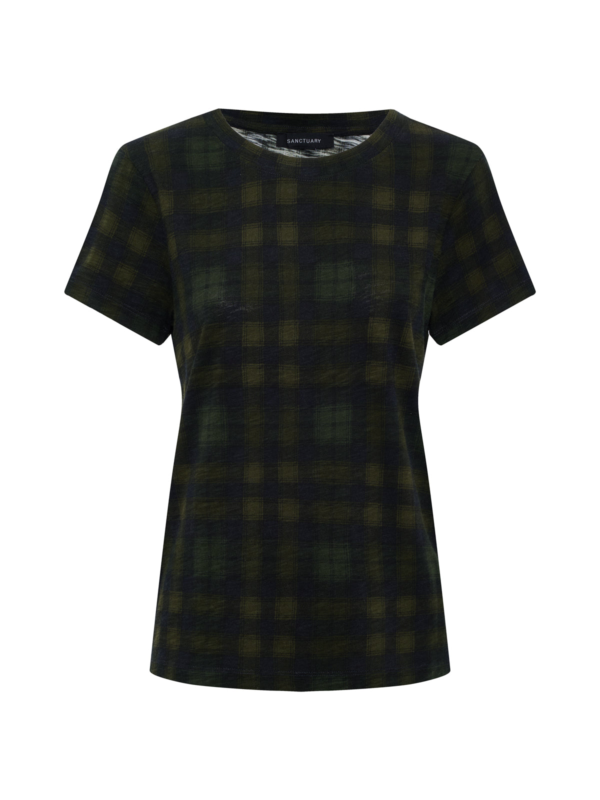 Sanctuary Clothing Smart Buy - The Perfect Tee Forest Plaid