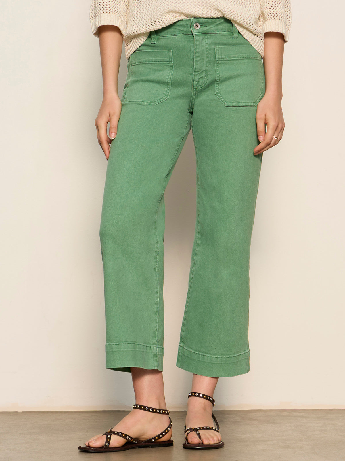 Sanctuary Clothing Quality - The Marine Jean Green Juice