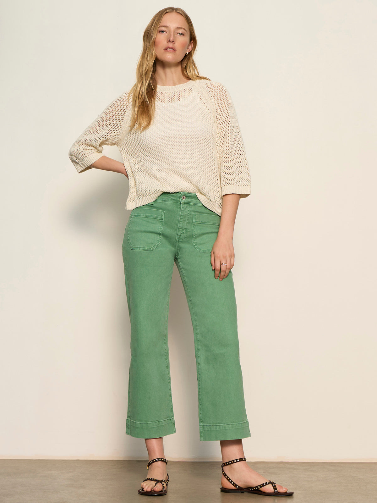 Sanctuary Clothing Quality - The Marine Jean Green Juice