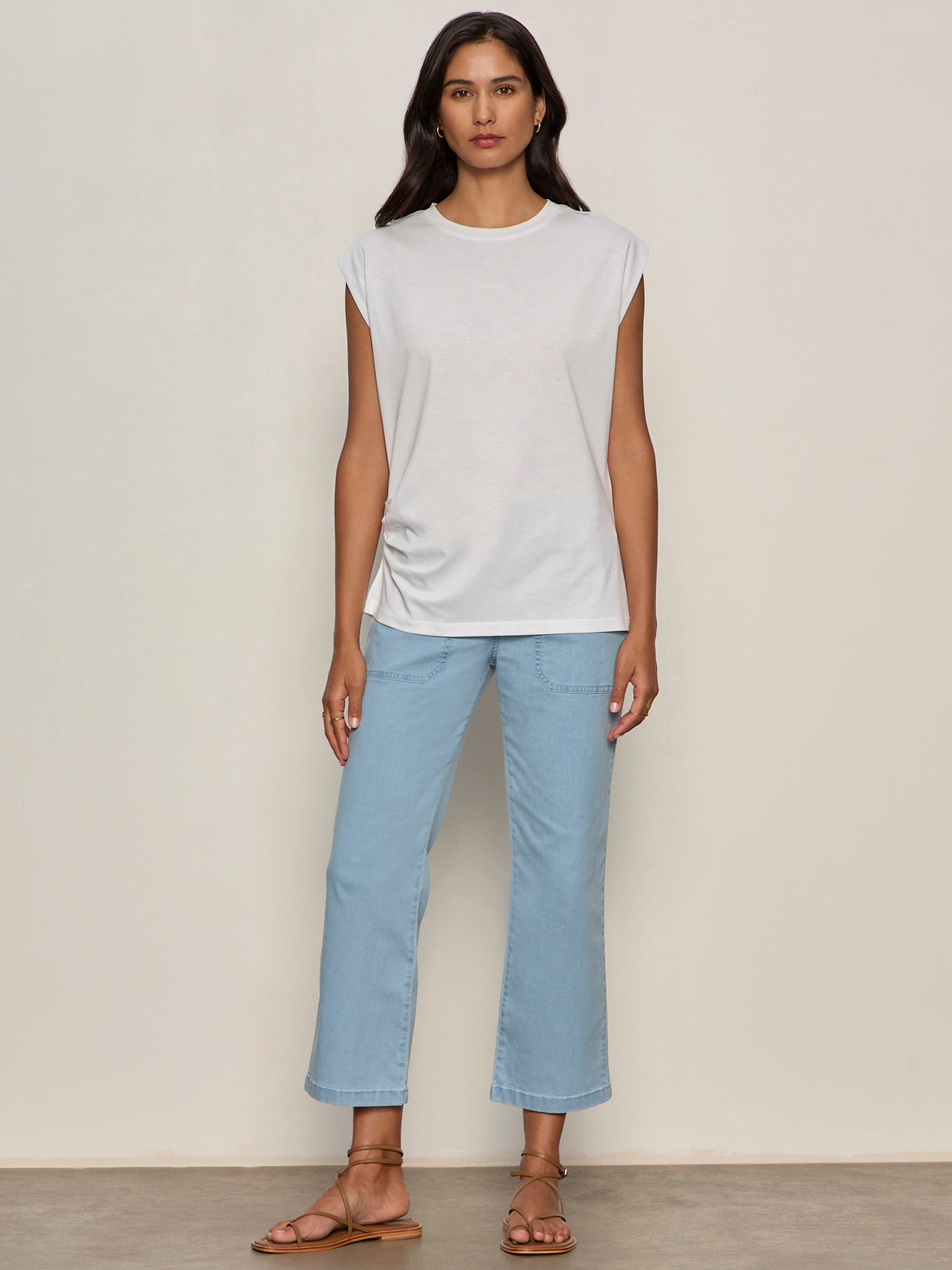 Sanctuary Clothing Recommended - Retreat Crop Jean Skyline