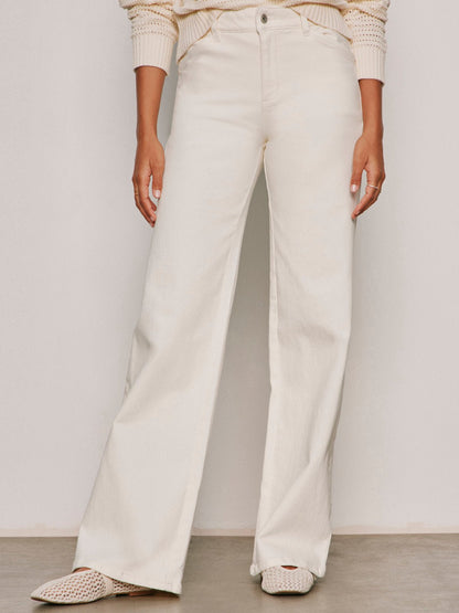 Sanctuary Clothing Trusted - Cadence Relaxed Straight Jean Collagen