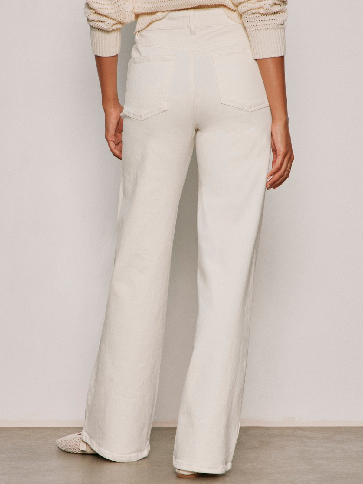 Sanctuary Clothing Trusted - Cadence Relaxed Straight Jean Collagen