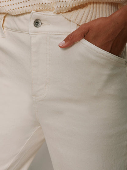 Sanctuary Clothing Trusted - Cadence Relaxed Straight Jean Collagen