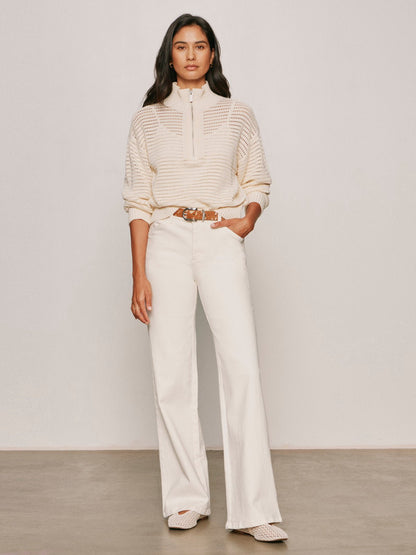 Sanctuary Clothing Trusted - Cadence Relaxed Straight Jean Collagen