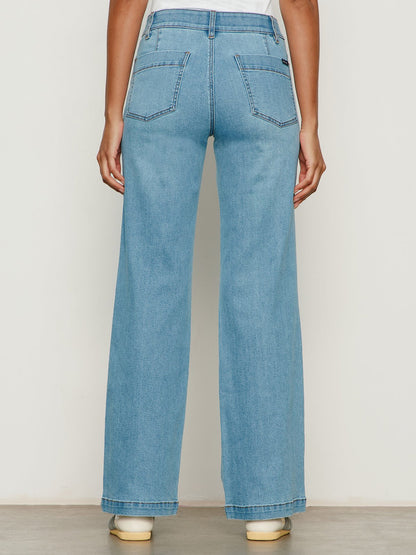 Sanctuary Clothing Hot Sale - Sculpted Insider Wide Leg Jean Keep Up