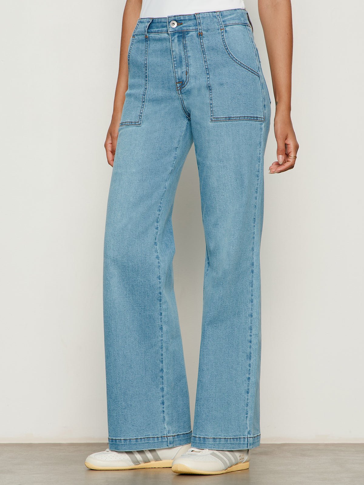 Sanctuary Clothing Hot Sale - Sculpted Insider Wide Leg Jean Keep Up