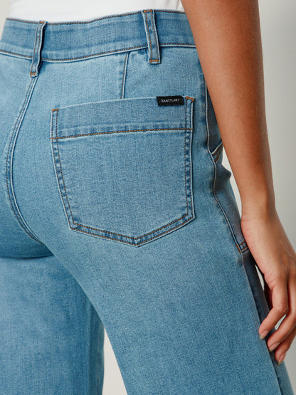 Sanctuary Clothing Hot Sale - Sculpted Insider Wide Leg Jean Keep Up