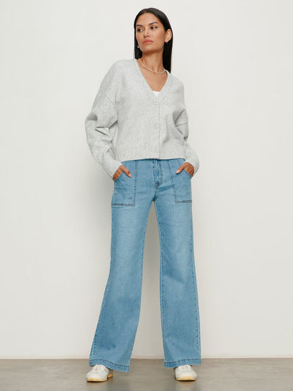 Sanctuary Clothing Hot Sale - Sculpted Insider Wide Leg Jean Keep Up