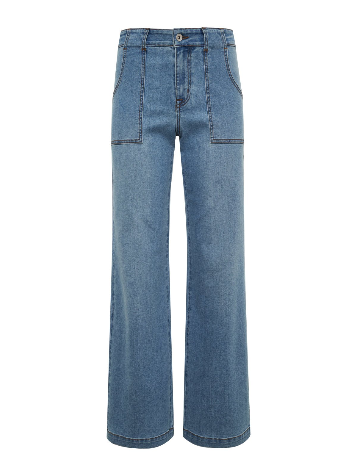 Sanctuary Clothing Hot Sale - Sculpted Insider Wide Leg Jean Keep Up