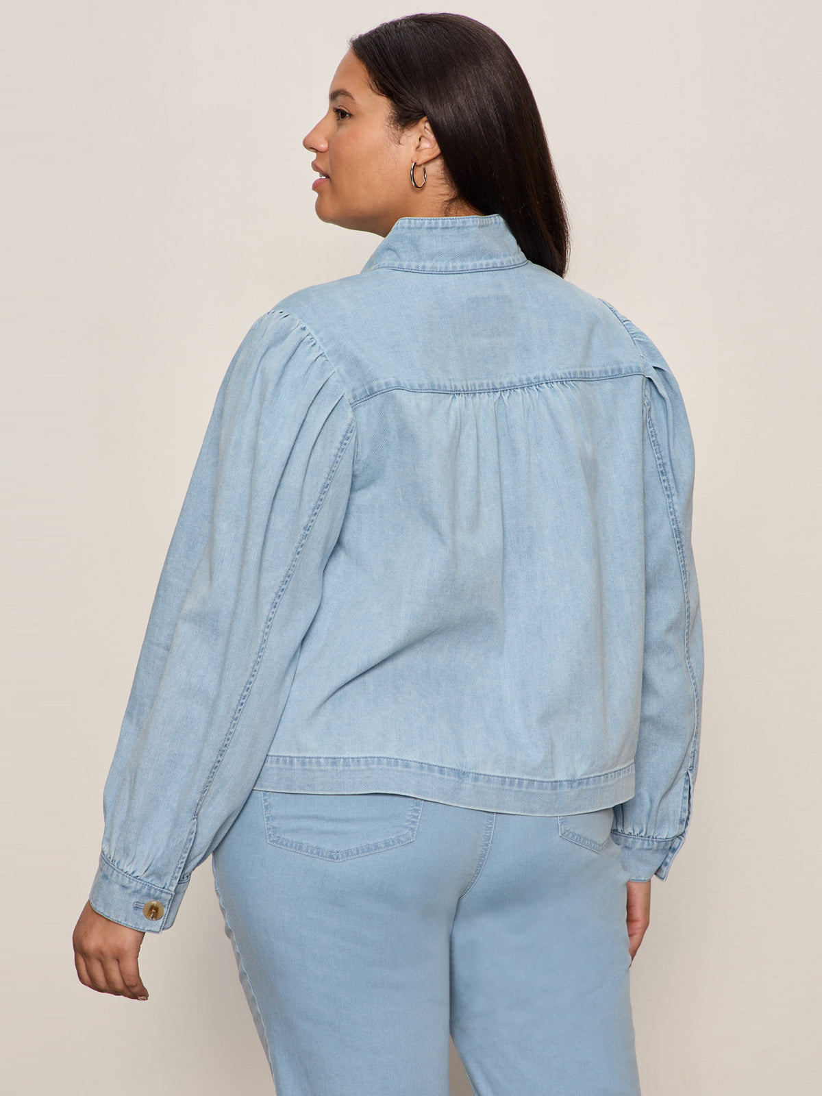 Sanctuary Clothing Popular - Charlotte Denim Jacket Whisper Extended Sizing
