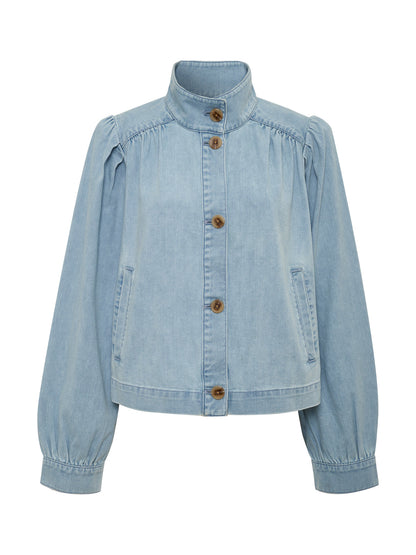 Sanctuary Clothing Popular - Charlotte Denim Jacket Whisper Extended Sizing