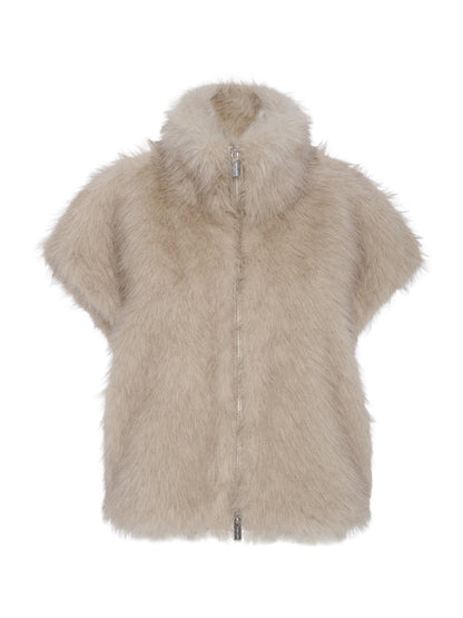 Sanctuary Clothing Essential - Silky Fur Vest Arctic Hare
