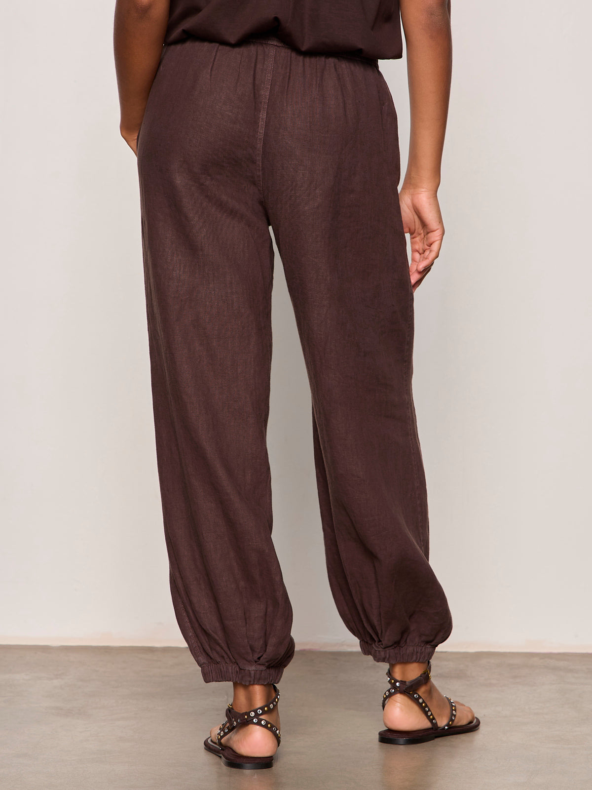 Sanctuary Clothing Signature - MELODY MICRO LINEN BALLOON RICH SOIL