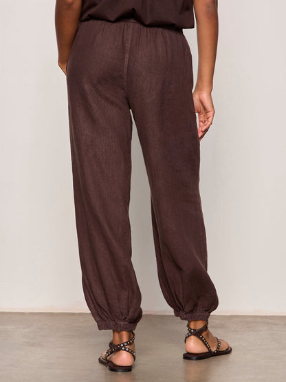 Sanctuary Clothing Signature - MELODY MICRO LINEN BALLOON RICH SOIL