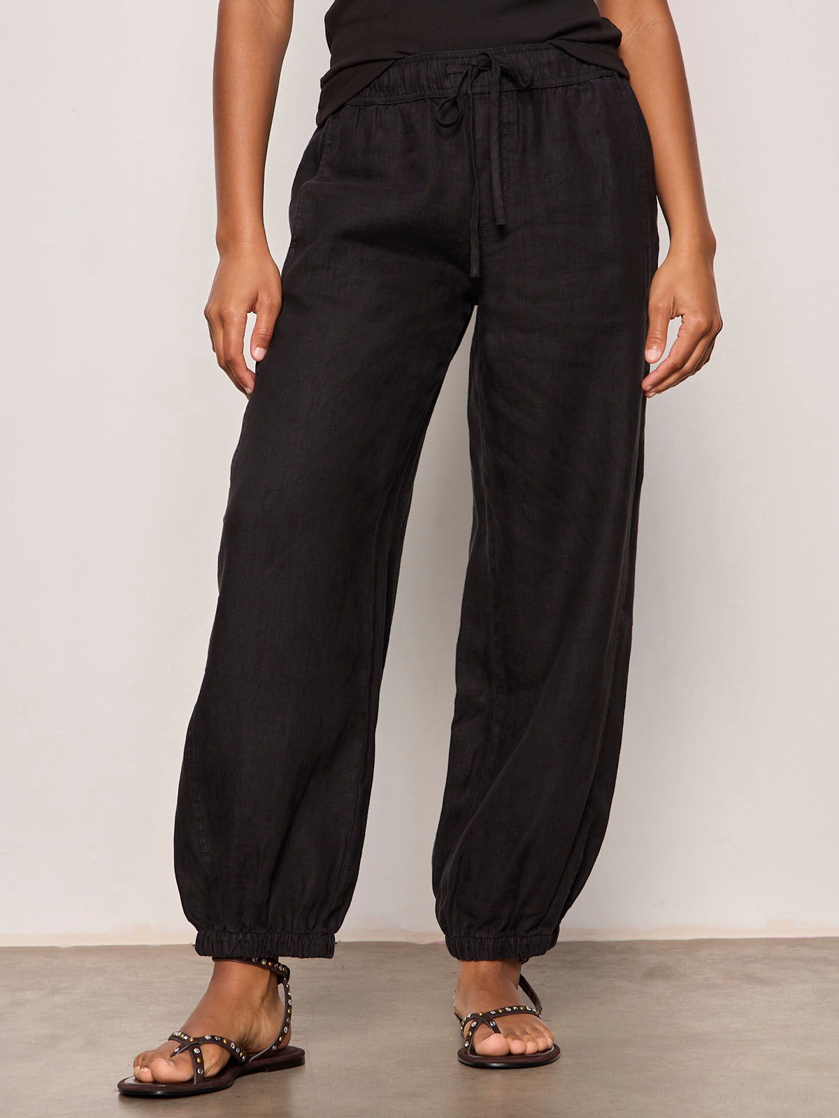 Sanctuary Clothing Best Price - MELODY MICRO LINEN BALLOON BLACK
